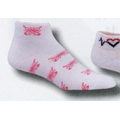 Custom Scattered Knit-in Logo Heel & Toe or Tube Socks (7-11 Medium)